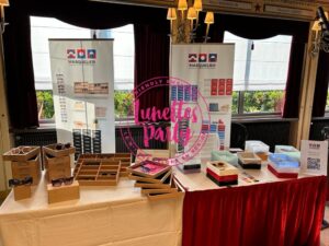 Salon Lunettes Party Lyon stand Masquelier à l'abbaye de Paul Bocuse